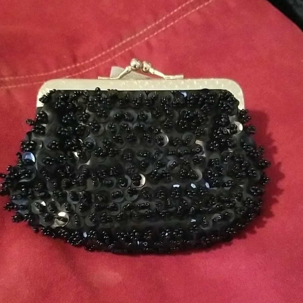 Vintage Beaded Change Purse